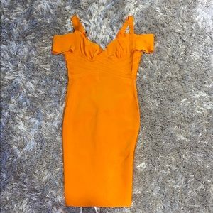 House of CB Orange Midi Dress 🧡